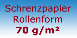 Schrenzpapier 70 g/m Rollen